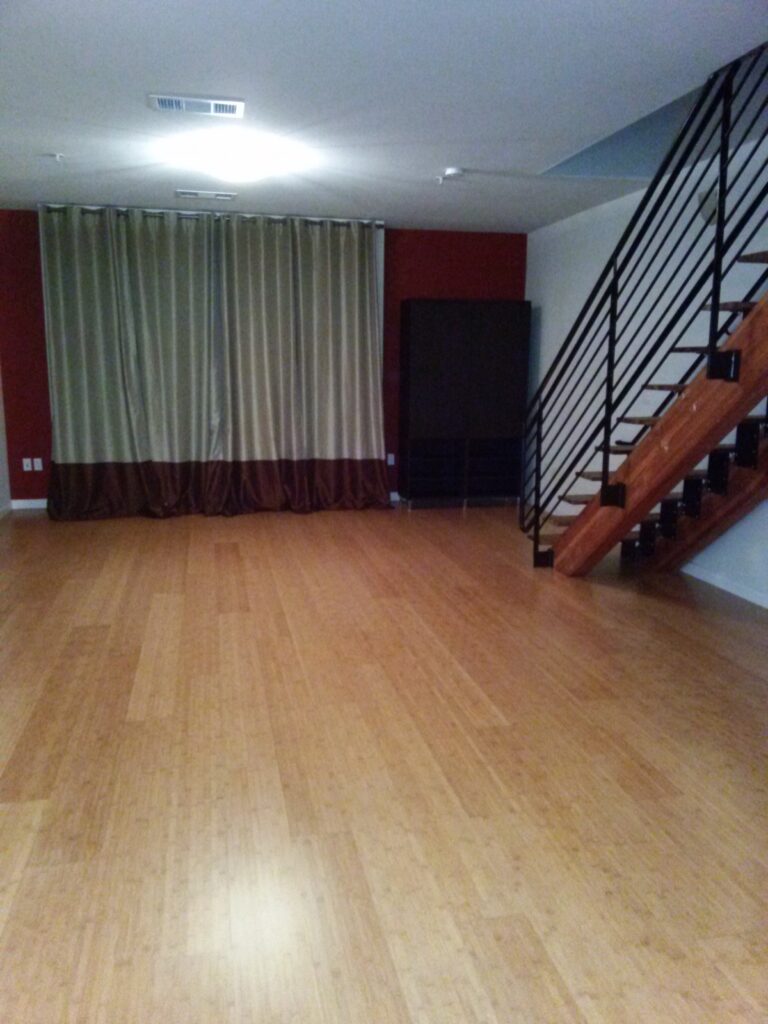 Velura Clean post‑construction cleaning crew removing construction dust and debris from a newly renovated home in Clermont, FL – spotless floors and move‑in ready